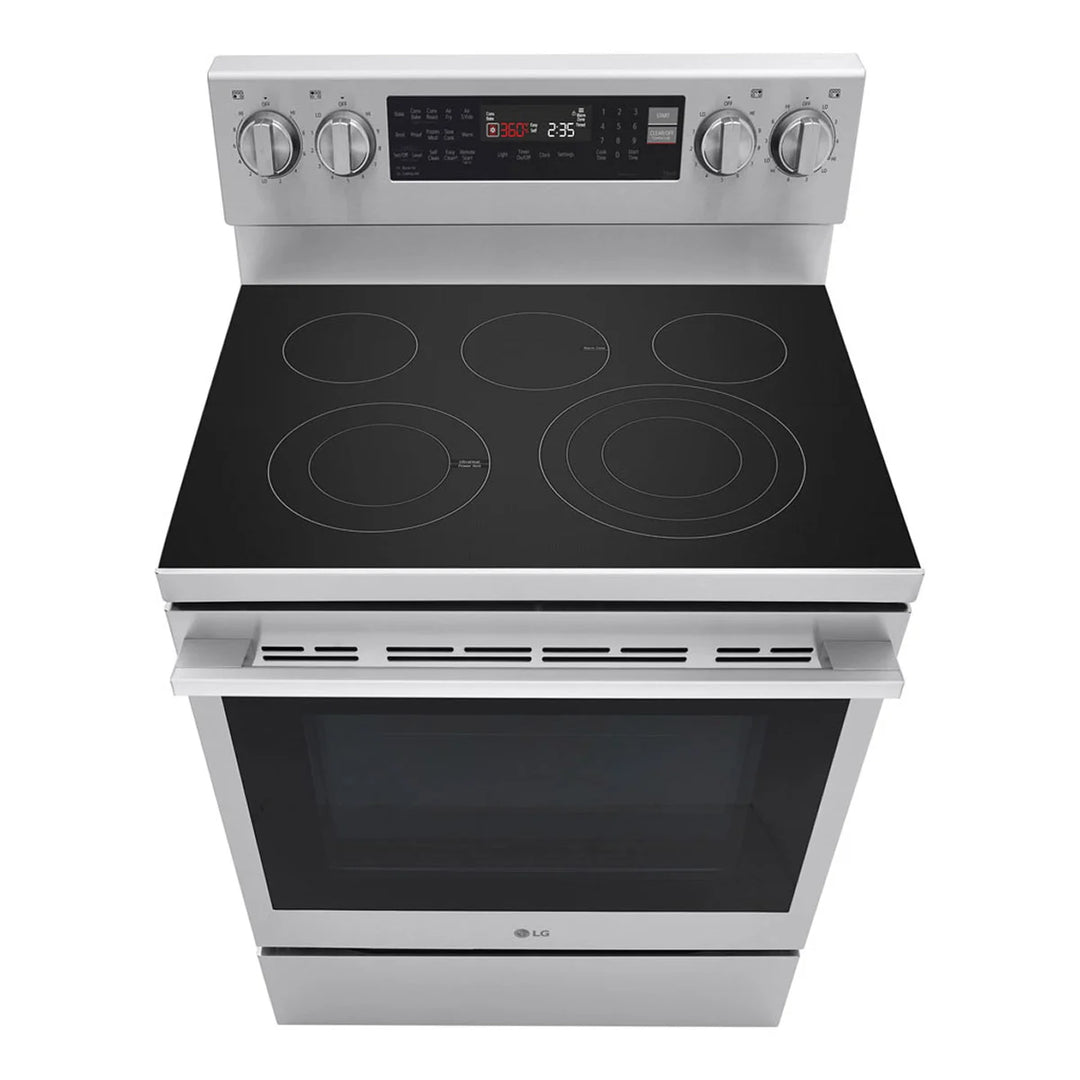 LG - Cuisinière électrique 30 po autonome avec système de cuisson sous vide