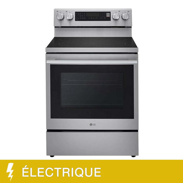 LG - Cuisinière électrique 30 po autonome avec système de cuisson sous vide