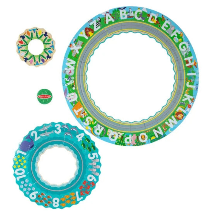 Melissa & Doug - Casse-tête de sol, piste de course