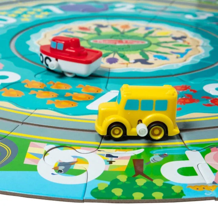 Melissa & Doug - Casse-tête de sol, piste de course