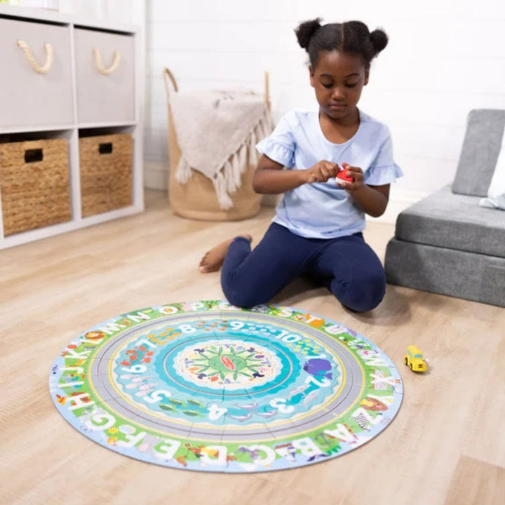 Melissa & Doug - Casse-tête de sol, piste de course