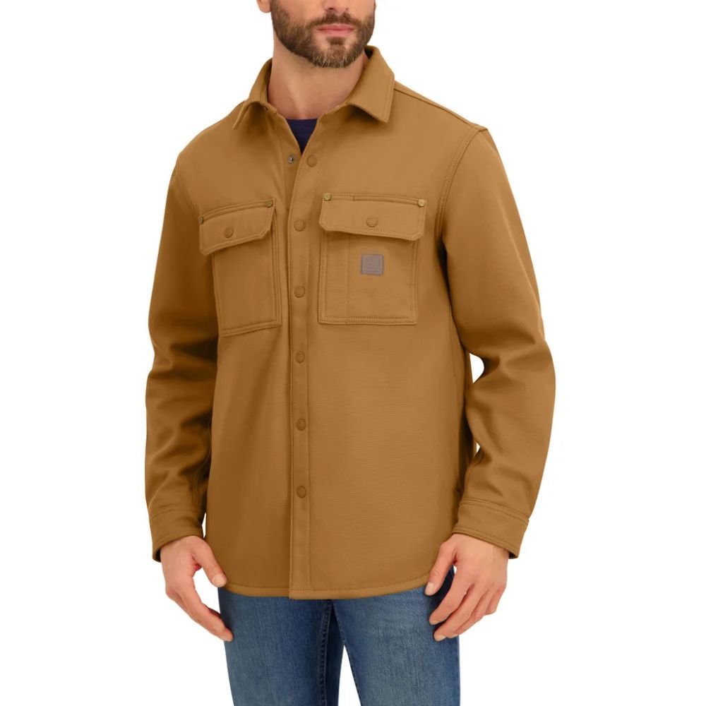 John Deere - Veste chemise en toile molletonnée