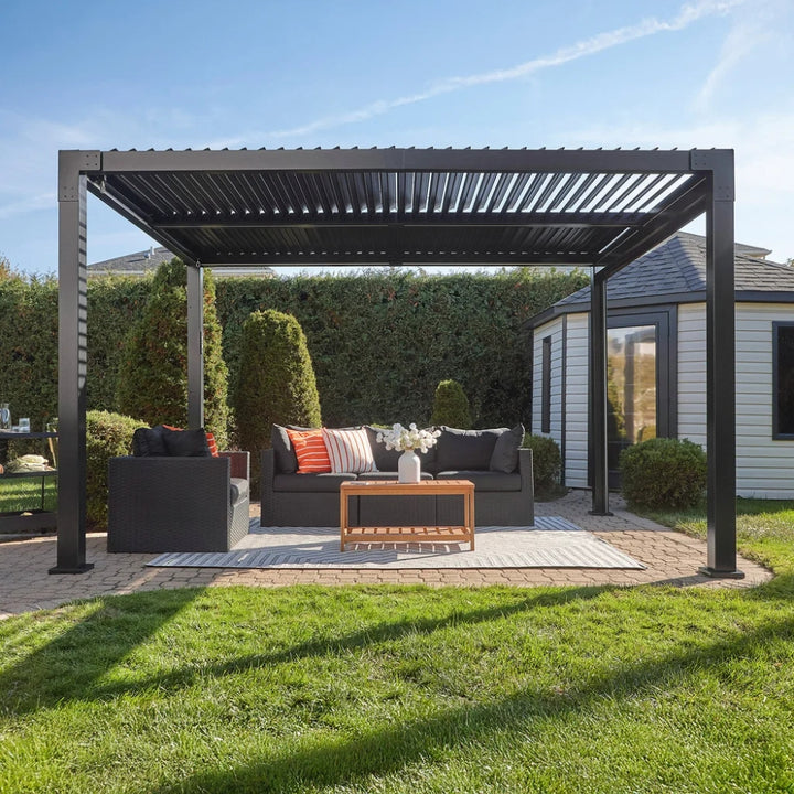 Sojag - Pergola Austa 10 x 13 pi avec DEL