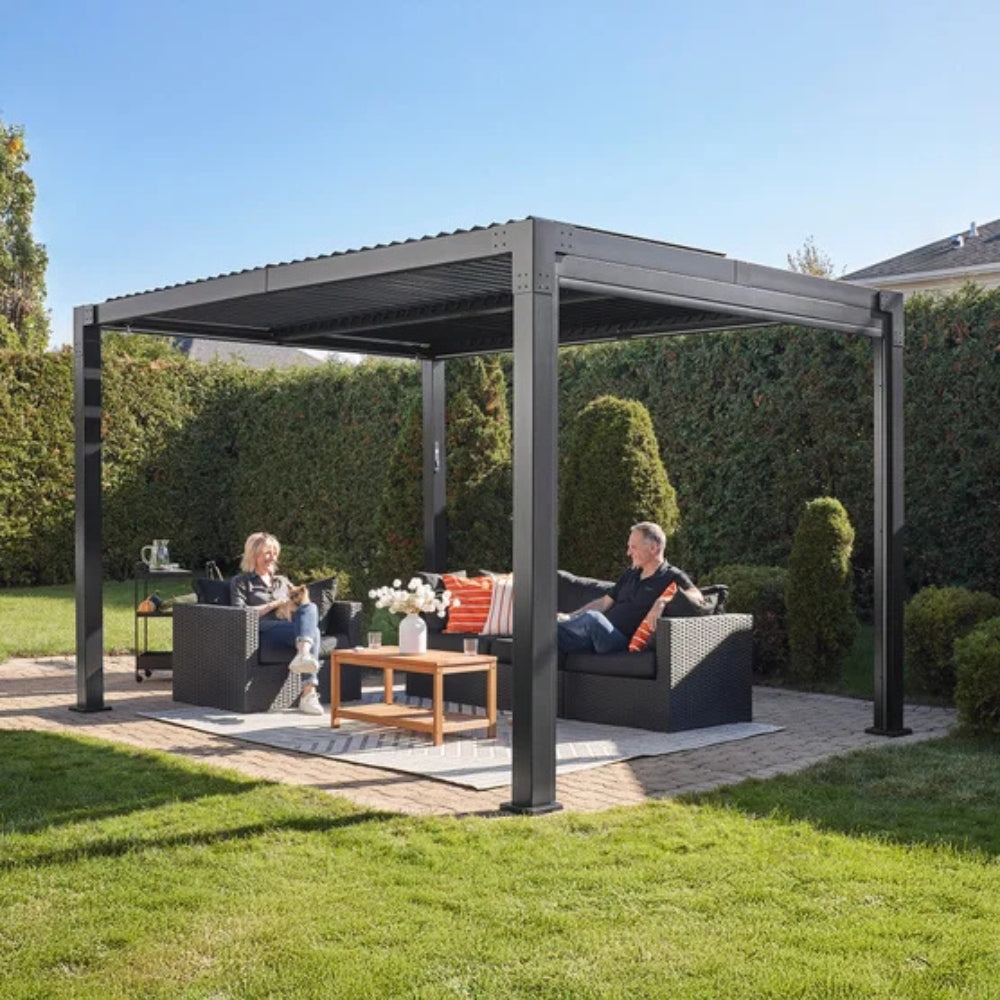 Sojag - Pergola Austa 10 x 13 pi avec DEL