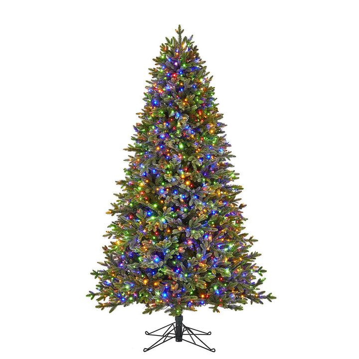 Arbre de Noël artificiel tremble pré-éclairé de 6,5 pi, 1 500 micro-lumières DEL