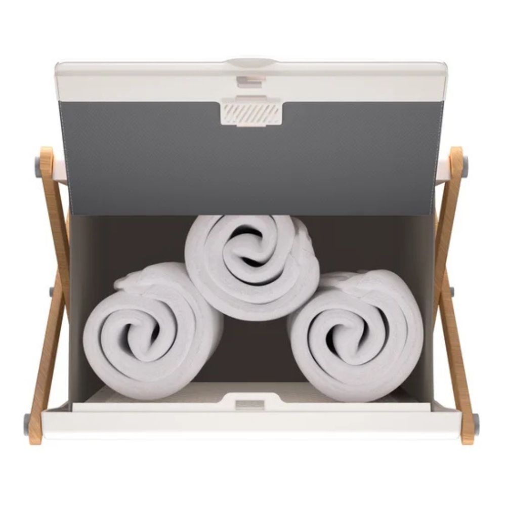 Homedics - Panier à linge chauffant et pliant XL