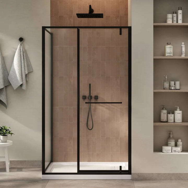 OVE Decors - Douche en coin Tobias avec base