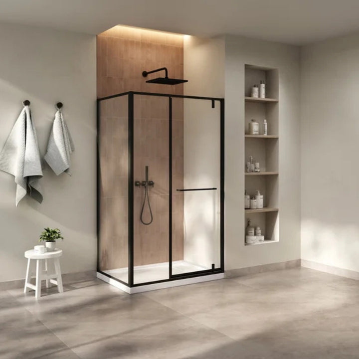 OVE Decors - Douche en coin Tobias avec base