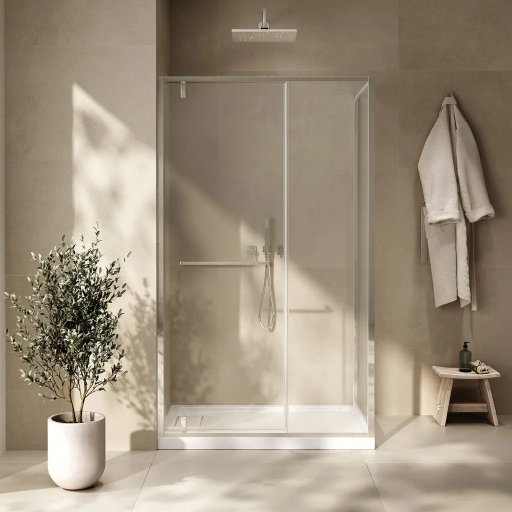 OVE Decors - Douche en coin Tobias avec base