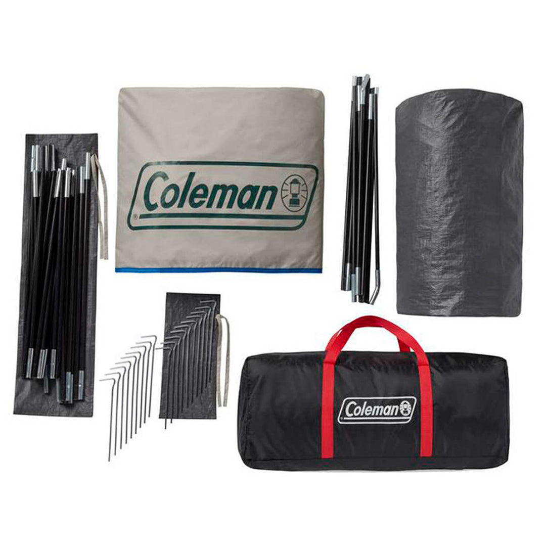 Coleman - 4-Person Cabin Camping Tent with Mosquito Net