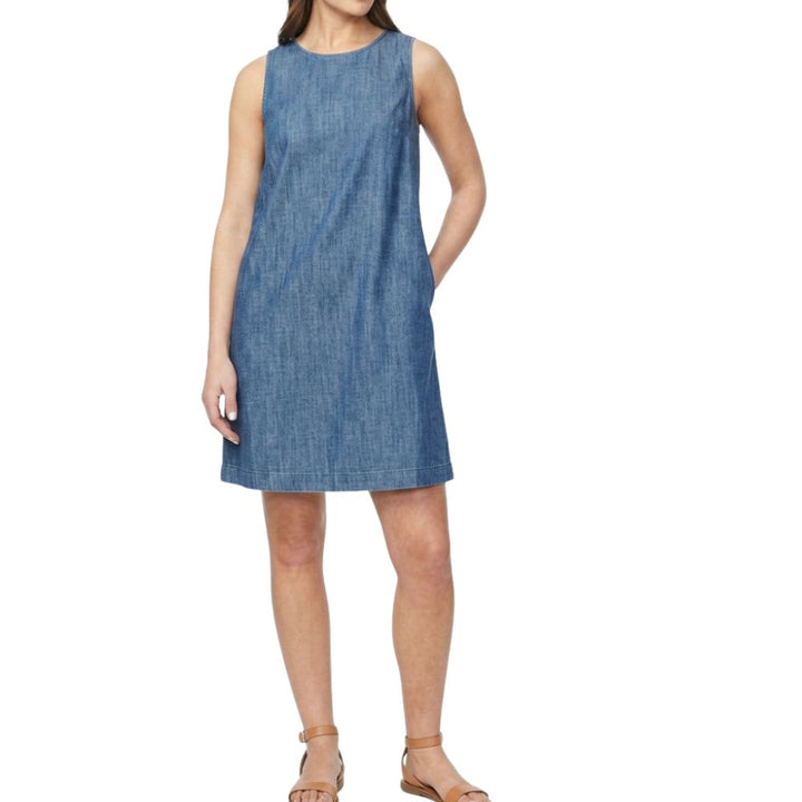 Hudson Los Angeles - Robe droite en tricot de denim doux