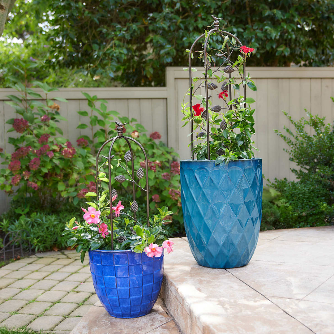 Mullally - Treillis de jardin en fer, paquet de 2