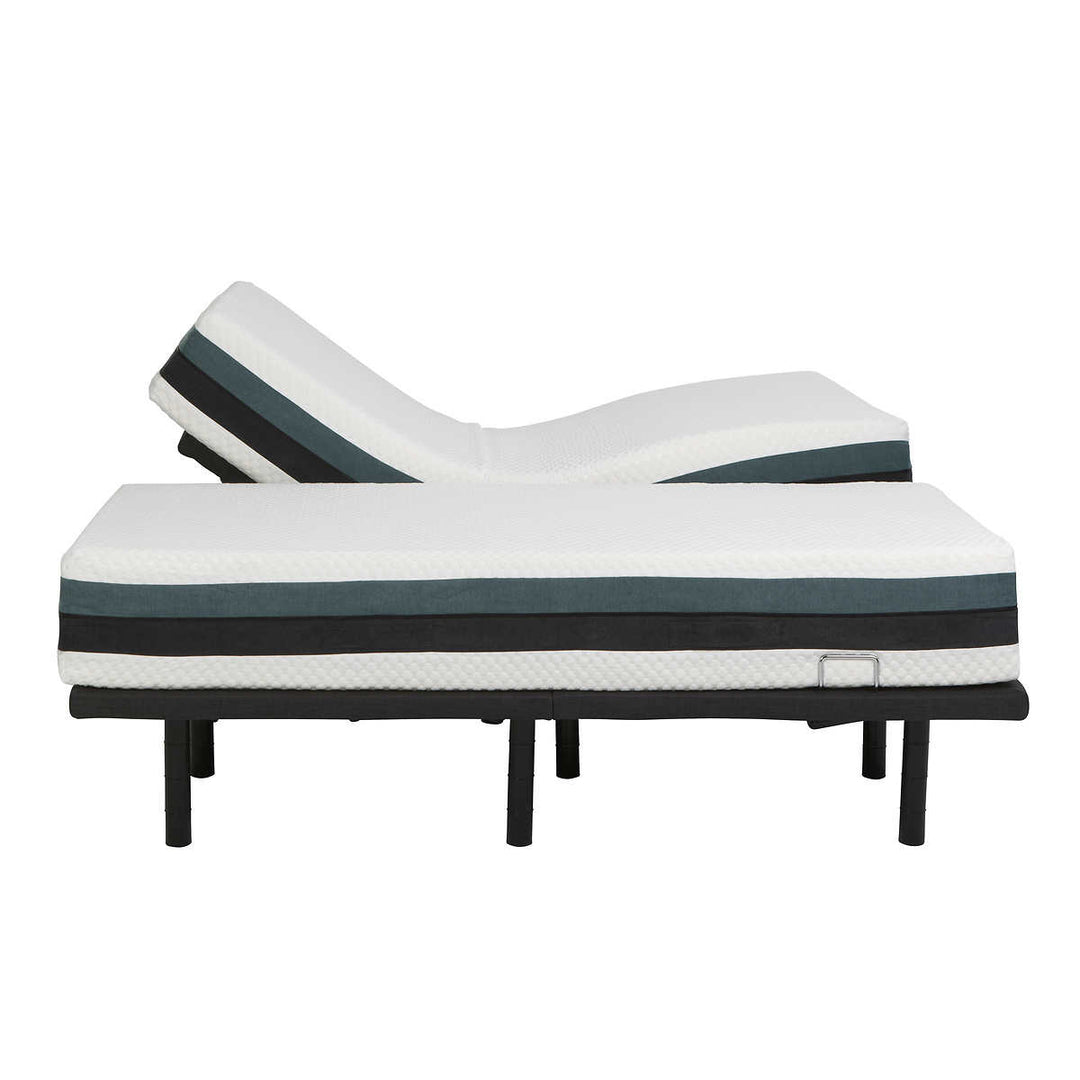 Sleep Science - Memory Foam Mattress with Adjustable Base Q-Plus - iFlip Sonoma