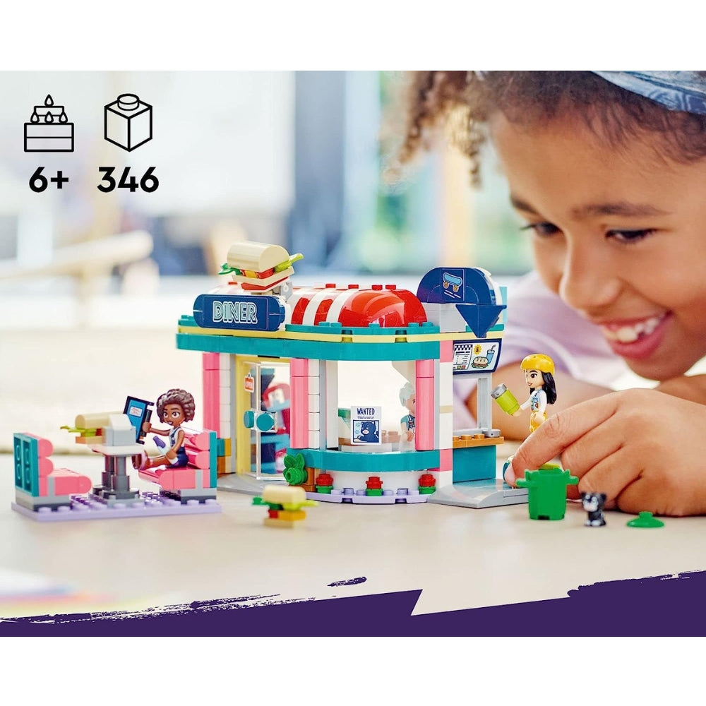 LEGO - Ensemble de jeu de simulation de restaurant avec nourriture - 41728