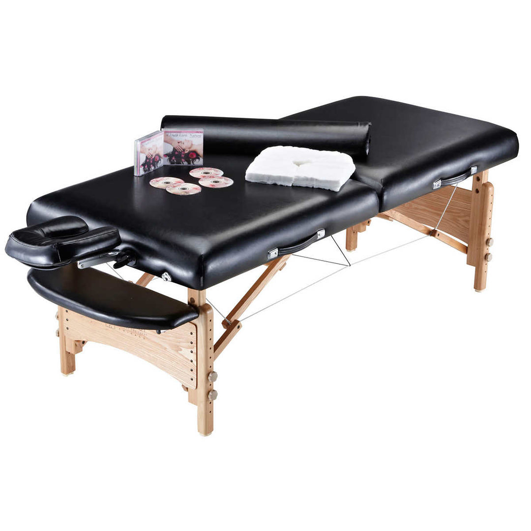 Master Gibraltar LX Massage Table and Accessories