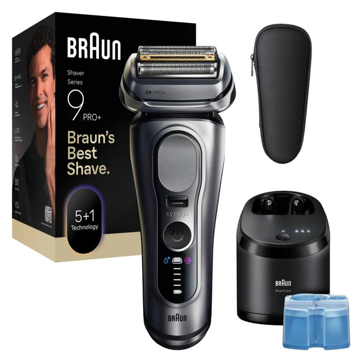 Braun - Rasoir électrique pour homme 9667cc Série 9 PRO+, paquet de 3 recharges