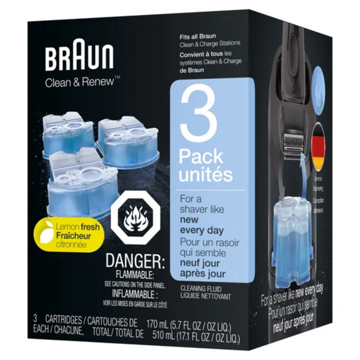 Braun - Rasoir électrique pour homme 9667cc Série 9 PRO+, paquet de 3 recharges