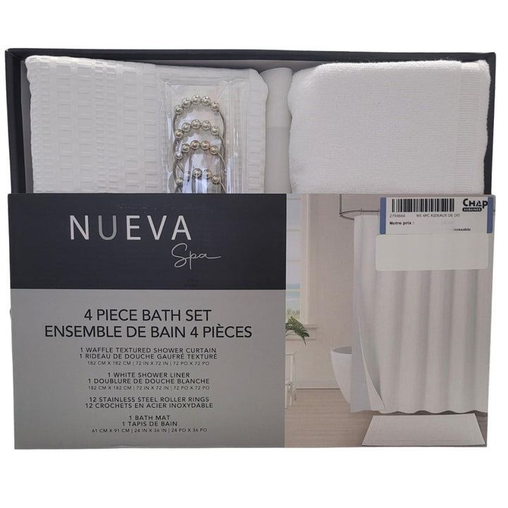 Nueva Spa - Ensemble de chambre de bain, 4 pièces