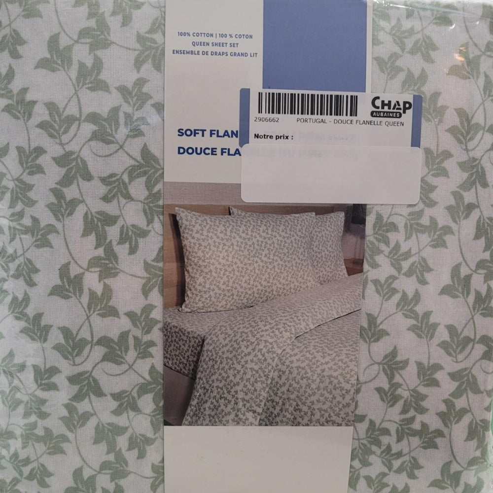 Soft Flannel Sheet Set from Portugal