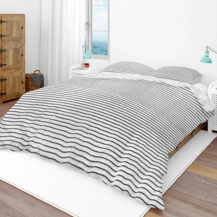 Swiss Collection - Ensemble de couette en peluche et sherpa