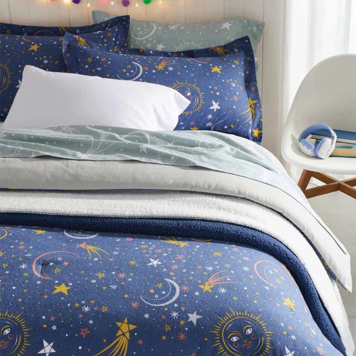 Sleep Comfort - Ensemble couette en flanelle