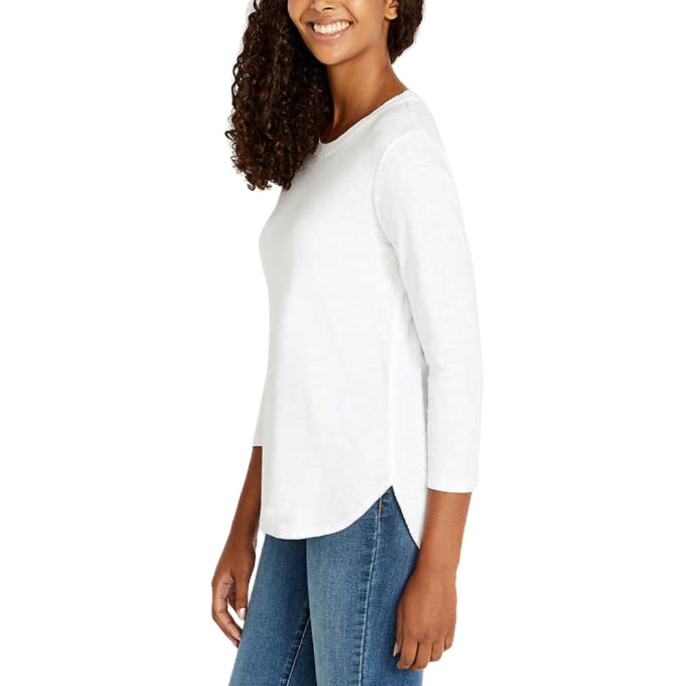 Kirkland Signature 3/4 Sleeve Slub Tee