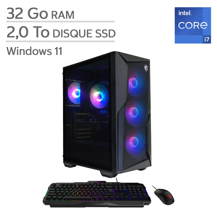 MSI Codex R2 AI - Gaming Desktop Computer, Intel Core i7-14700F