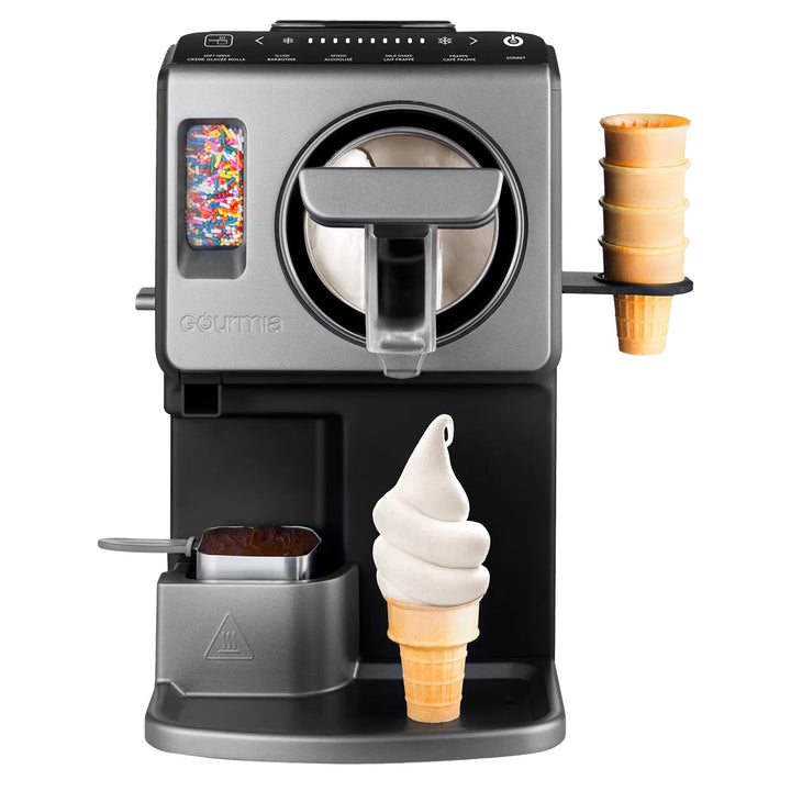 Gourmia - Machine automatique à crème glacée et à boissons glacées