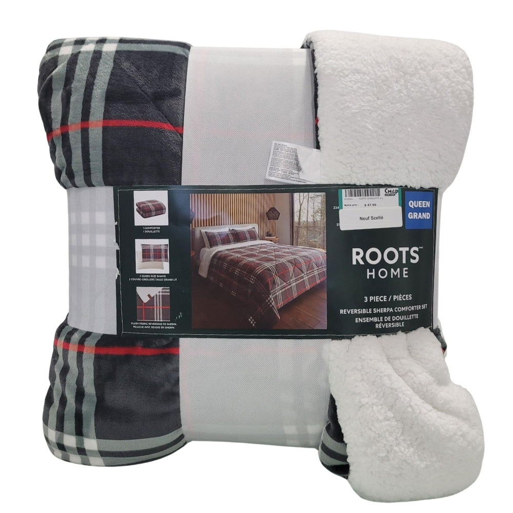 Roots Home - Ensemble de douillette réversible