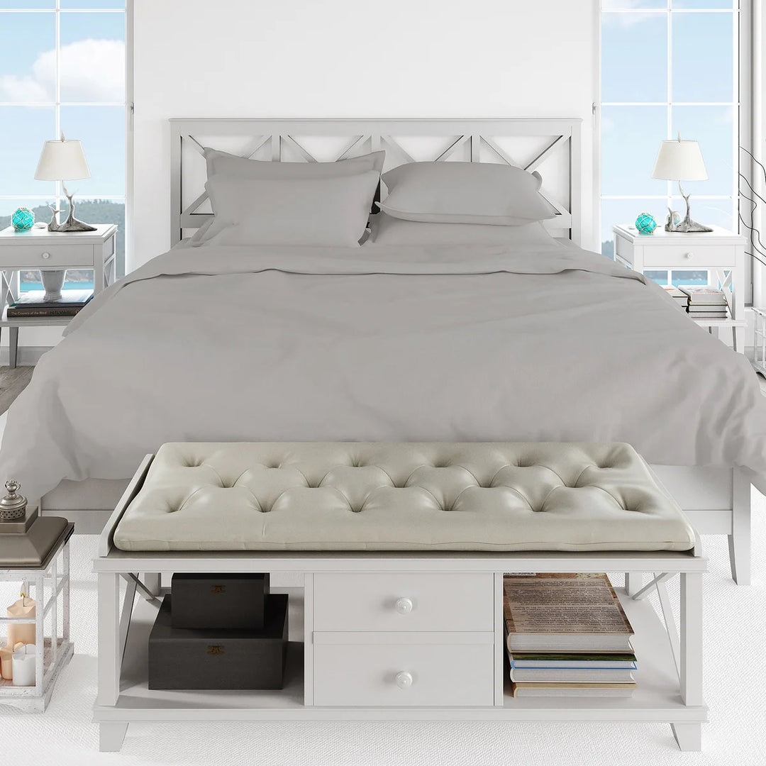 Swiss Collection 6-Piece Cotton Sheet Set