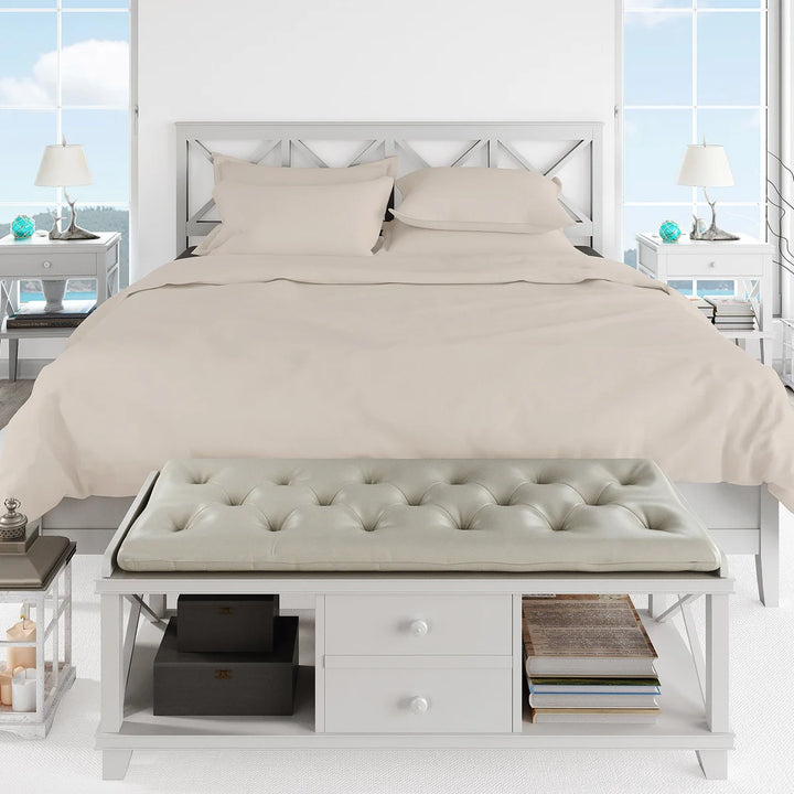 Swiss Collection 6-Piece Cotton Sheet Set