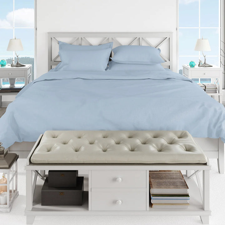 Swiss Collection 6-Piece Cotton Sheet Set