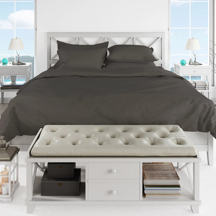 Swiss Collection 6-Piece Cotton Sheet Set