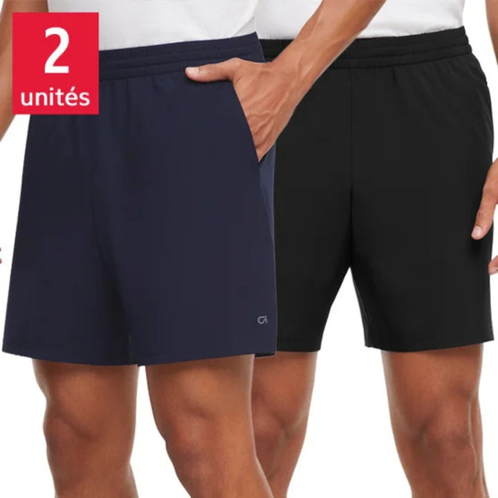 GapFit - Short pour homme, paquet de 2