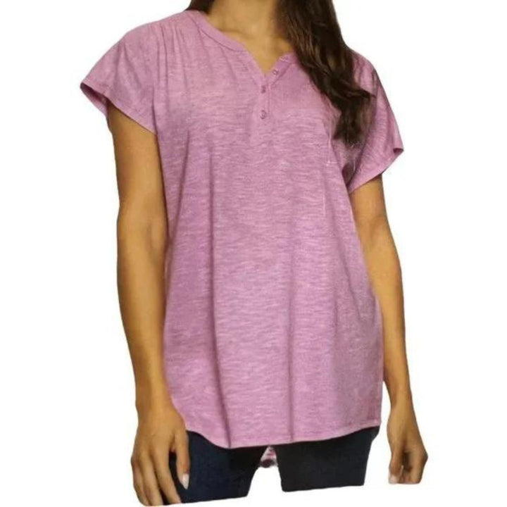 Black bow - Chandail à manches courtes henley