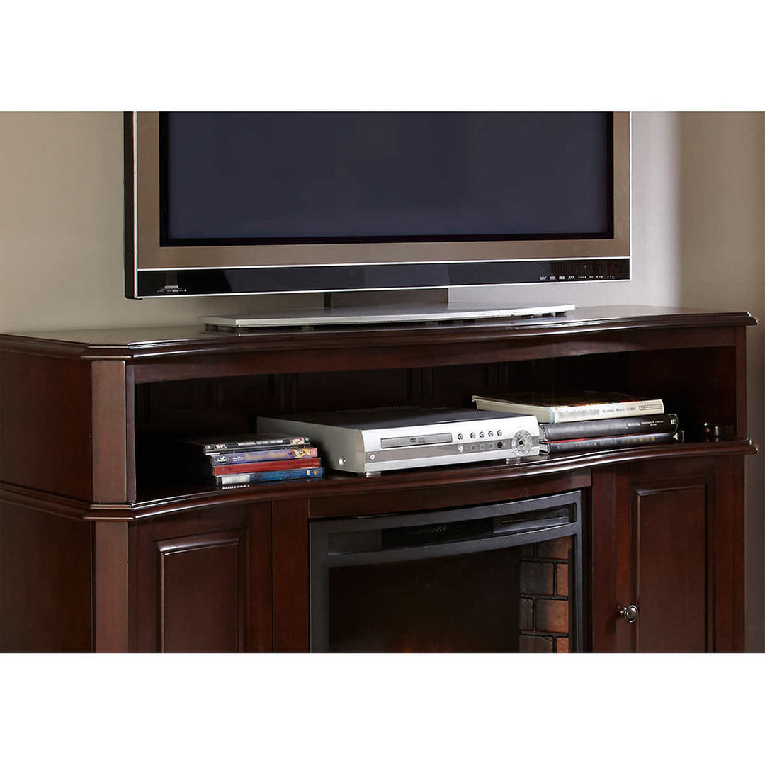 Pleasant Hearth – Meuble audio-vidéo Merrill à foyer électrique