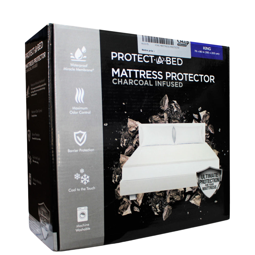 Protect A Bed - Charcoal-Infused Mattress Protector