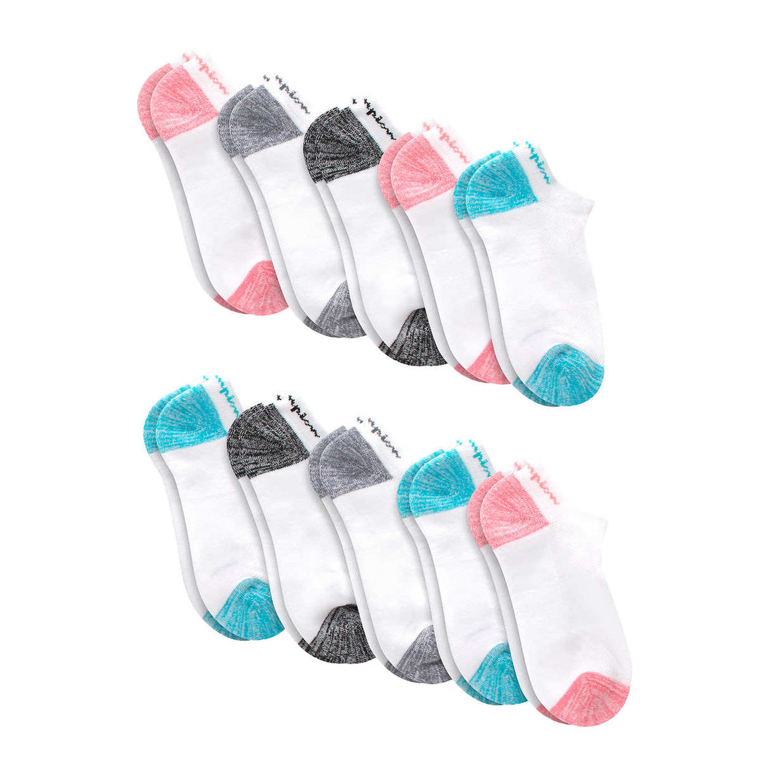 Champion - No-Show Socks, Pack of 10 Pairs for Women