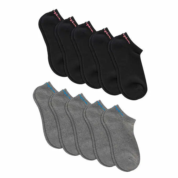 Champion - No-Show Socks, Pack of 10 Pairs for Women