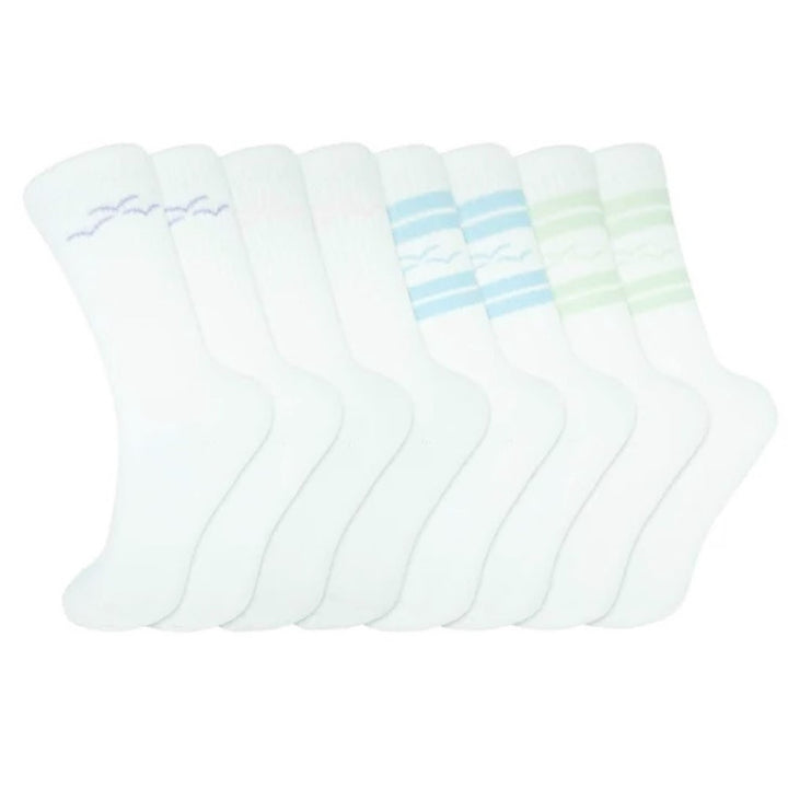 Lazypants - Premium Cotton Socks, 8 Pairs for Women