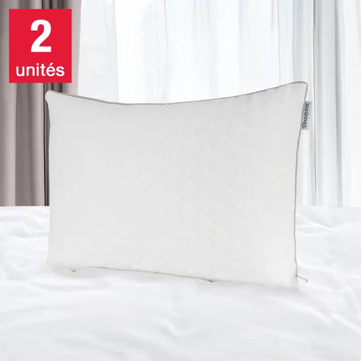 Beautyrest Black - Oreiller rafraîchissant matelassé, paquet de 2