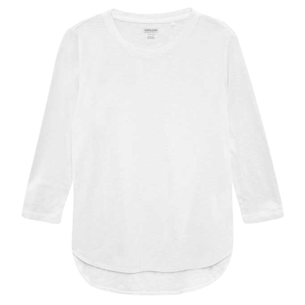 Kirkland Signature 3/4 Sleeve Slub Tee