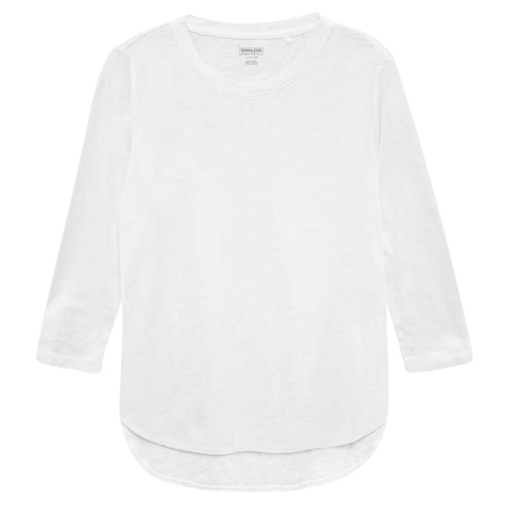 Kirkland Signature 3/4 Sleeve Slub Tee