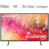 Samsung - téléviseur LCD DEL 4K UHD classe 55 po - série DU7100