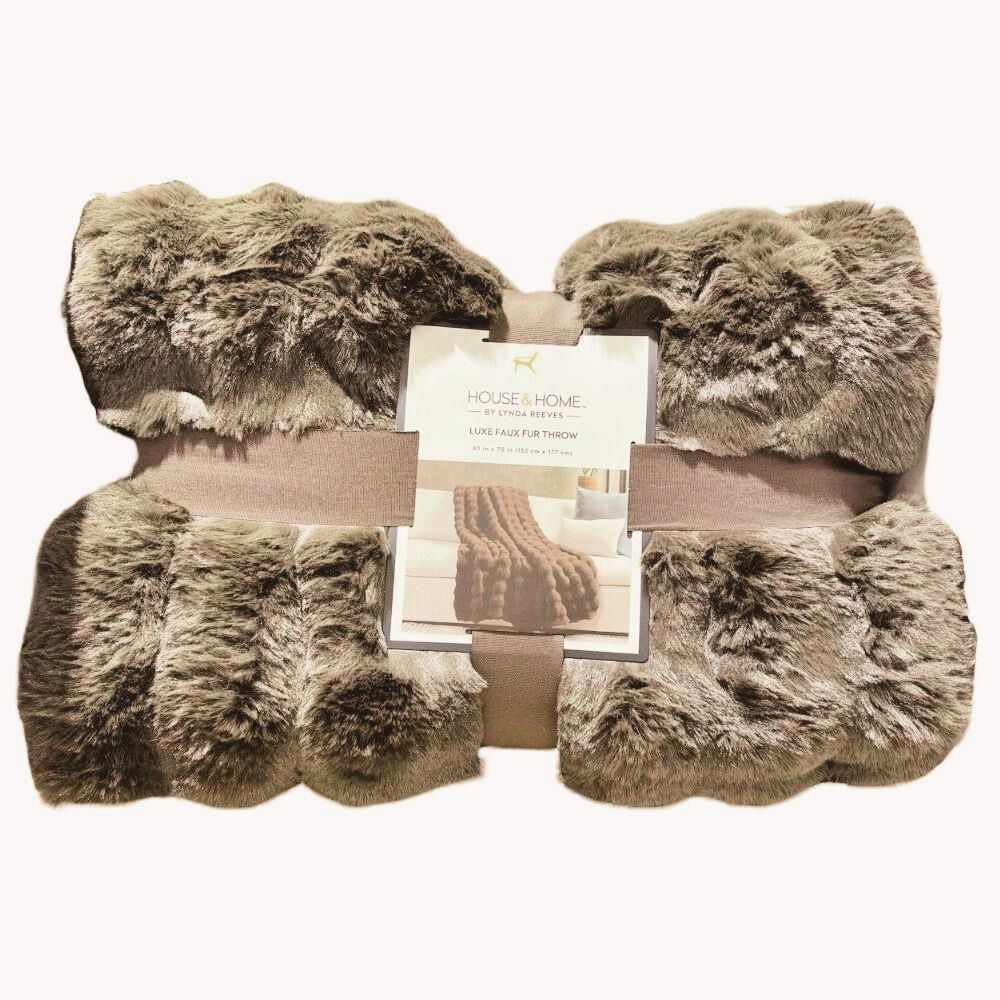 House & Home Faux Fur Throw
