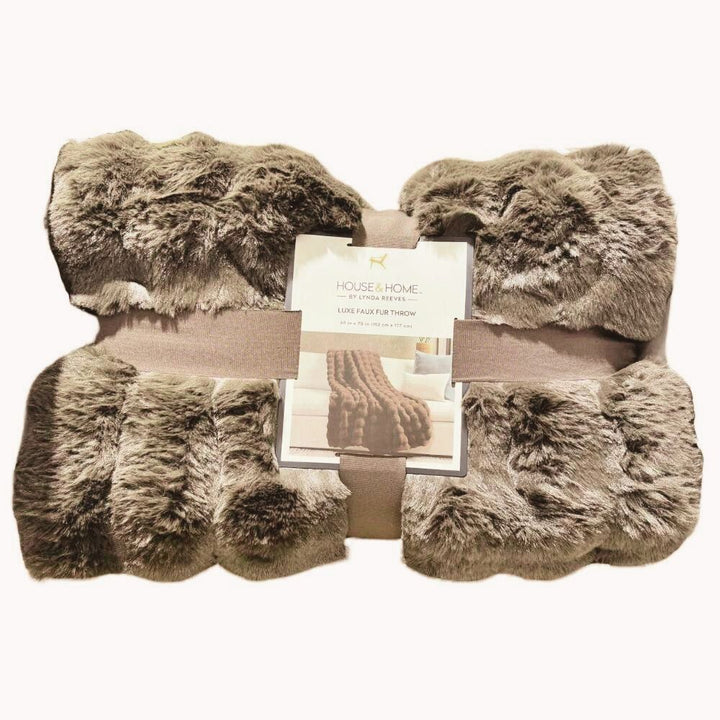 House & Home Faux Fur Throw