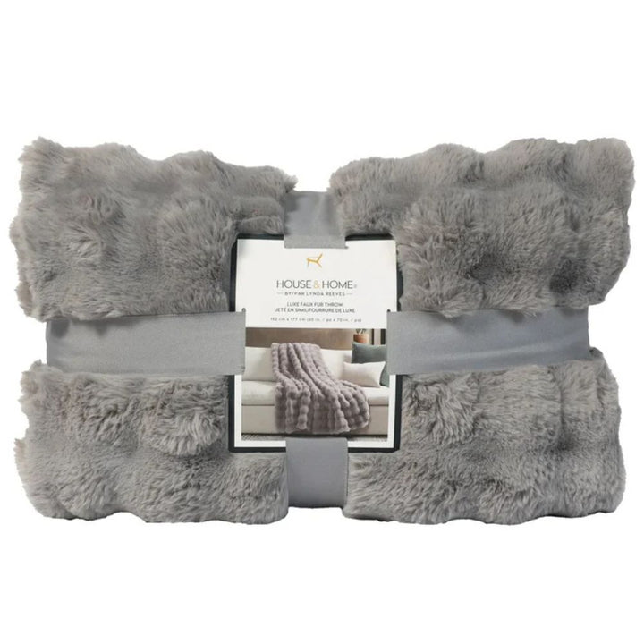 House & Home Faux Fur Throw