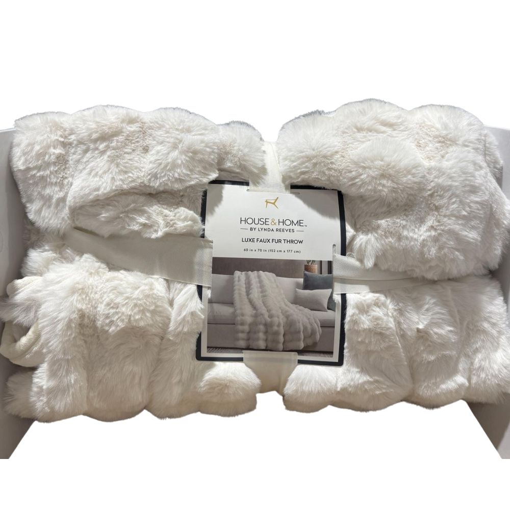 House & Home Faux Fur Throw