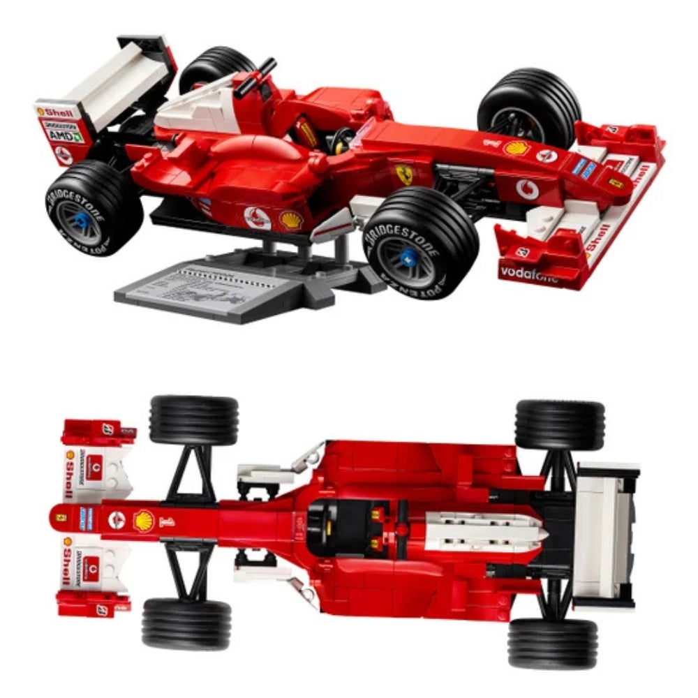 LEGO - Icons Ferrari F2004 et voiture miniature Michael Schumacher - 11375