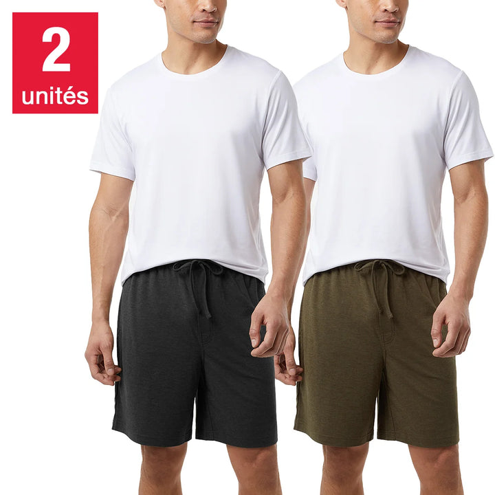 32 Degrees - Short de détente, paquet de 2